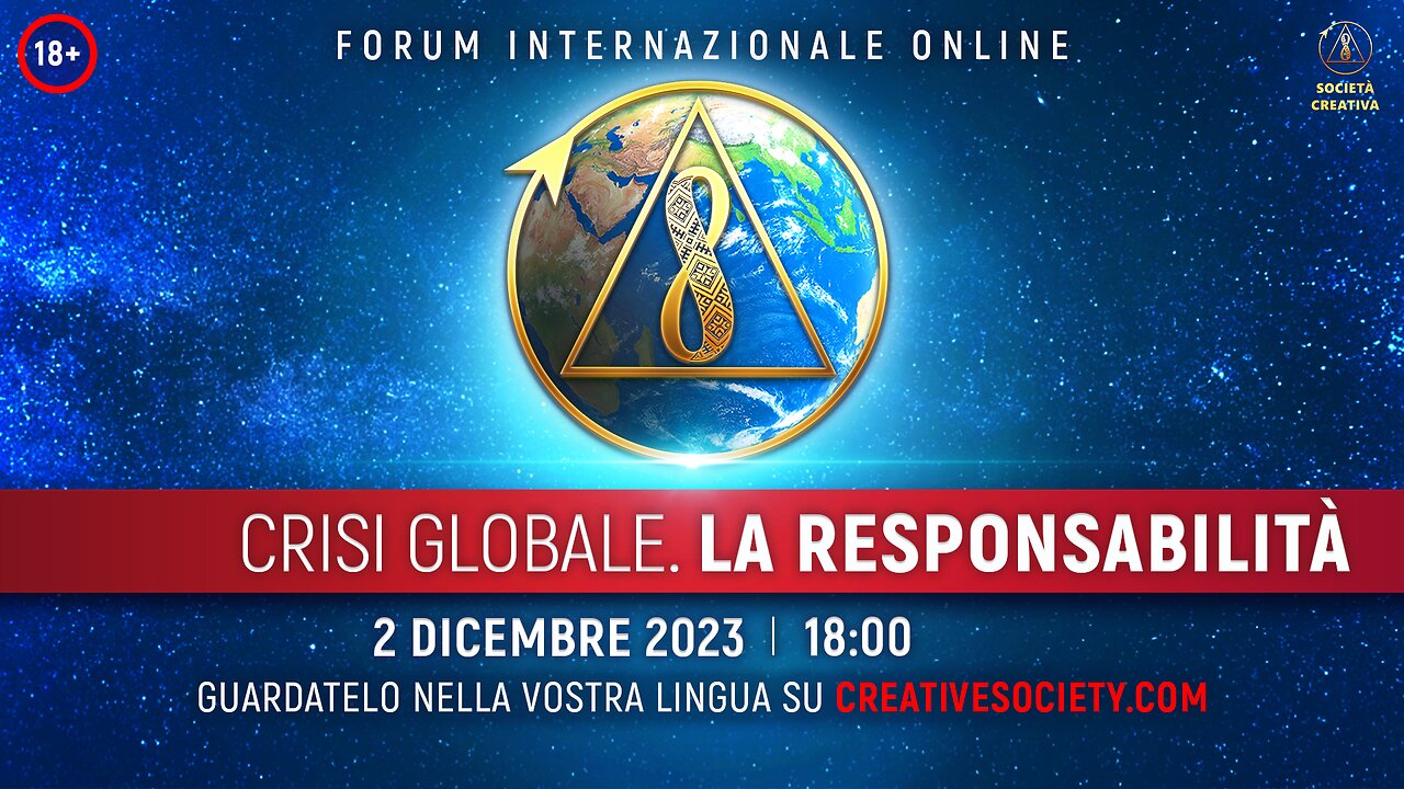 Crisi Globale. La Responsabilità | Forum Internazionale Online. 2 Dicembre 2023