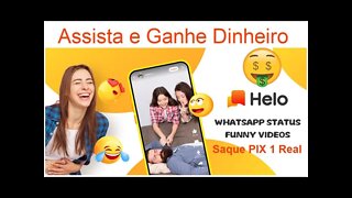 💥HELO - Ganhe DINHEIRO assistindo videos. Saque min. 1 REAL PIX💥