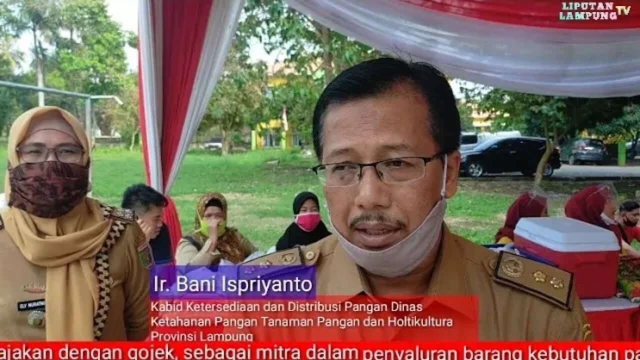 Jelang Idul Adha, Dinas Ketahanan pangan tanaman pangan dan holtikultura Lampung gelar pangan murah