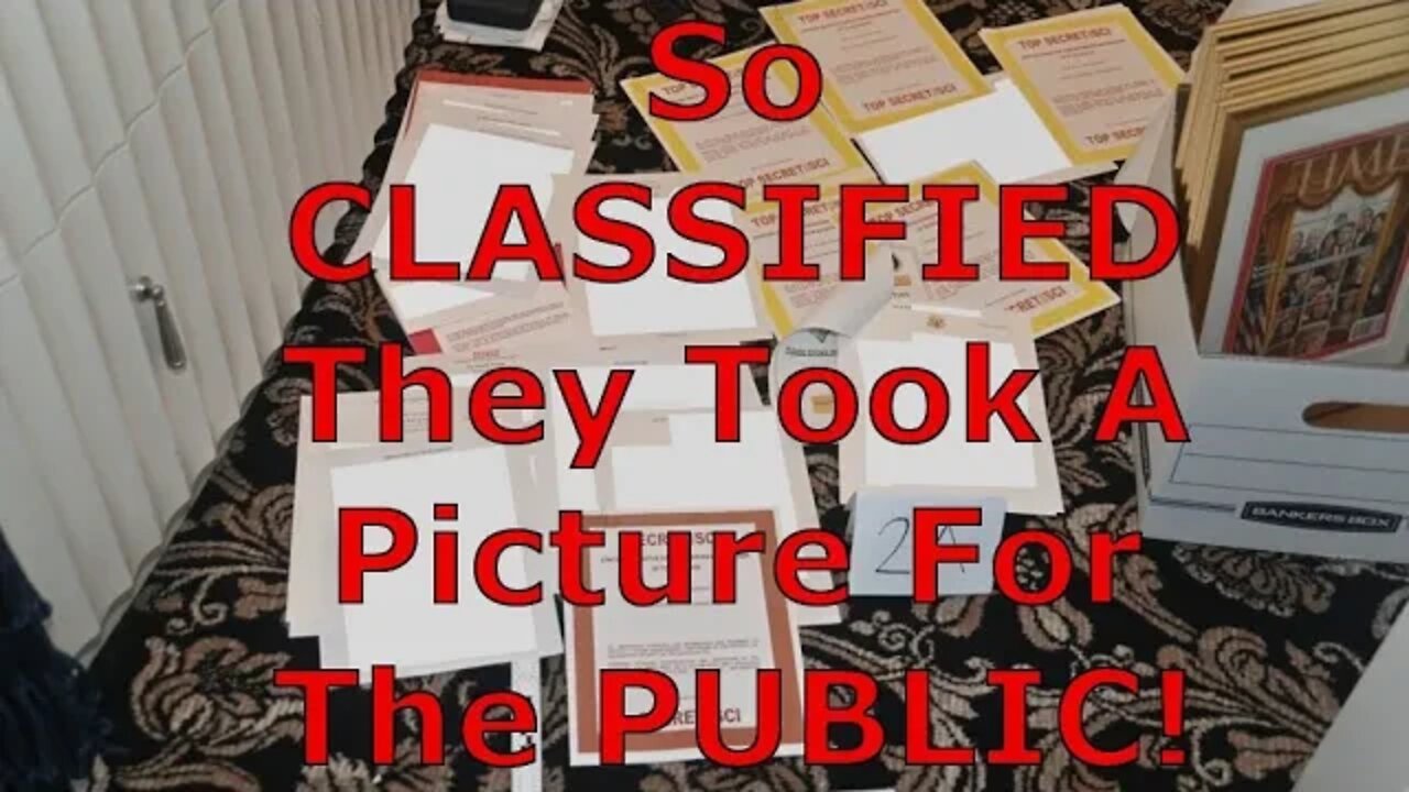 PROOF Trump Had Classified Documents!