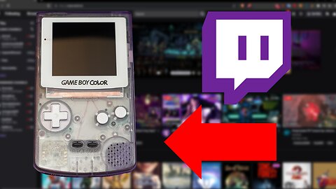 A Gameboy Color Mod for Streamers