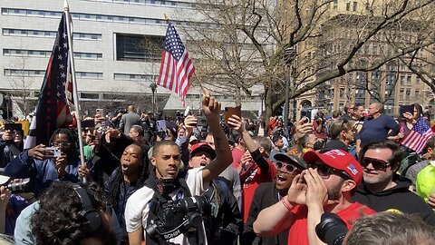 Protests Outside Trump Arraignment in New York