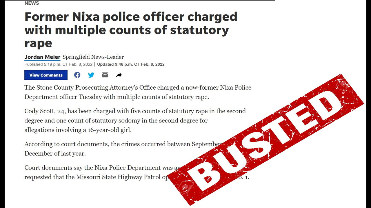 Nixa Police Officer Charged In Multiple Counts Of Tic Tac Touch