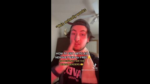 HOW TO GET ARTICLES a& NEWSLETTERS FOR FREE 🤫