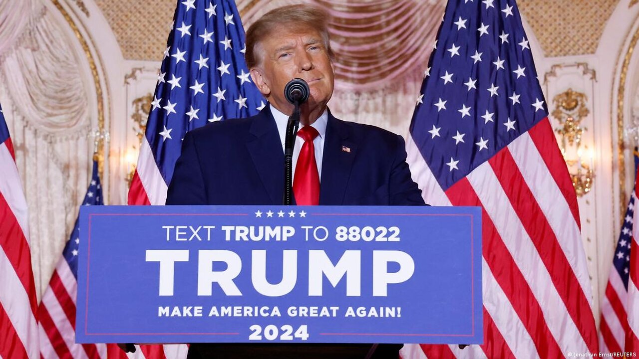 Donald Trump announces he's running for US President 2024