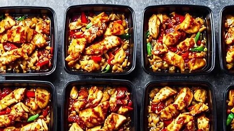 Meal Prep For The Week InUnder An Hour | Sweet ChilliChicken Meal Prep