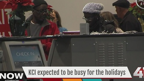 KCI expected to be busy for the holidays