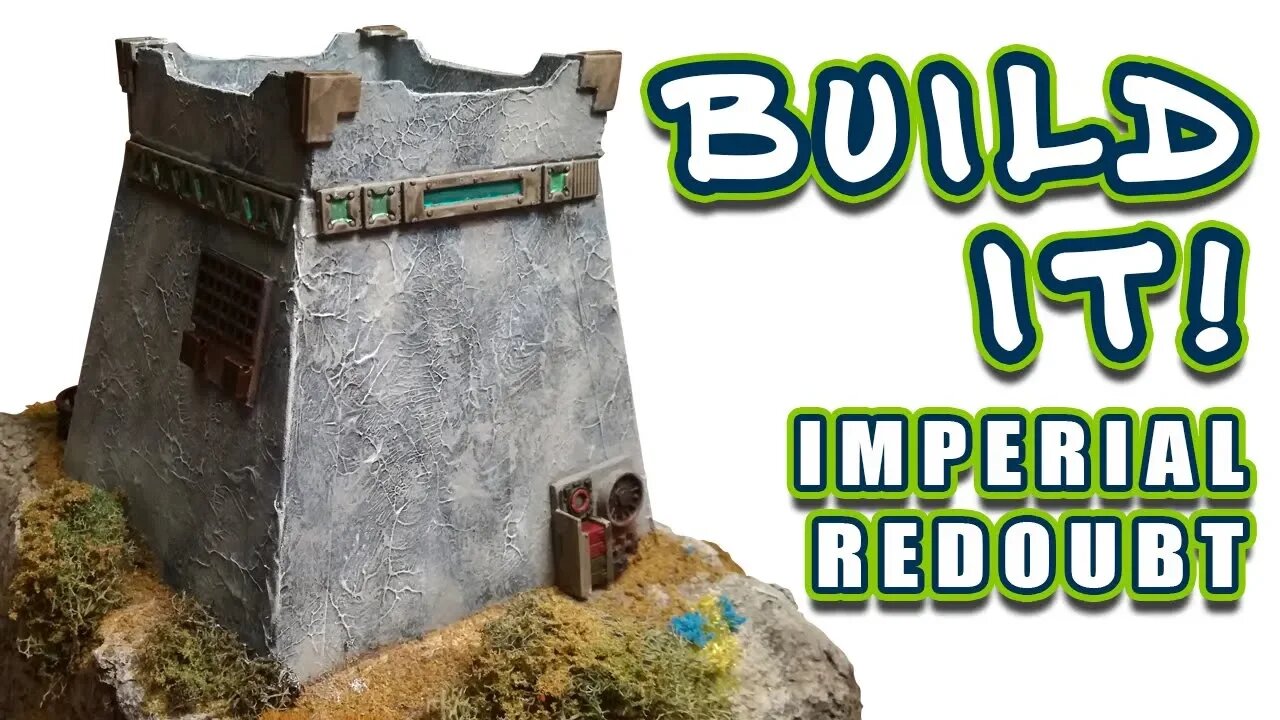 40k Terrain: Watchtower Bunker | Scratchbuild Oldhammer Scenery