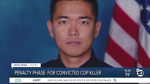 Penalty phase for man convicted of killing San Diego officer