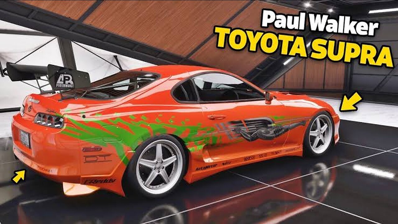 Forza Horizon 5 Paul Walker Toyota Supra (Steering Wheel + Shifter) Fast and Furious Gameplay|fh5