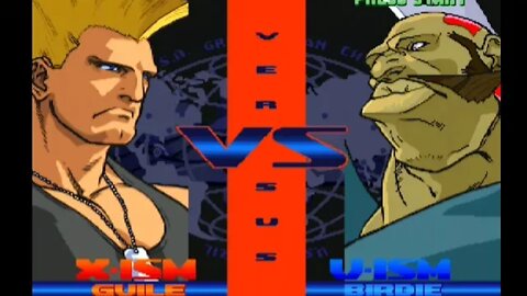 Street Fighter Zero 3 Upper - Guile (X-ISM) - Nível 8/Expert - No Continues