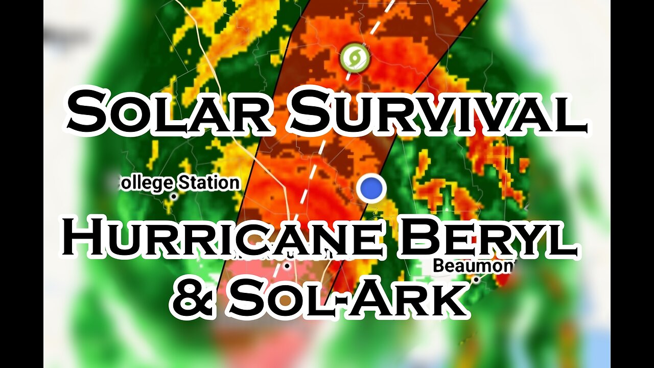 Did solar work when we needed it? Hurricane Beryl and long-term power outage