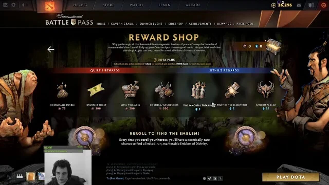 (Dota 2) Sideshop experience