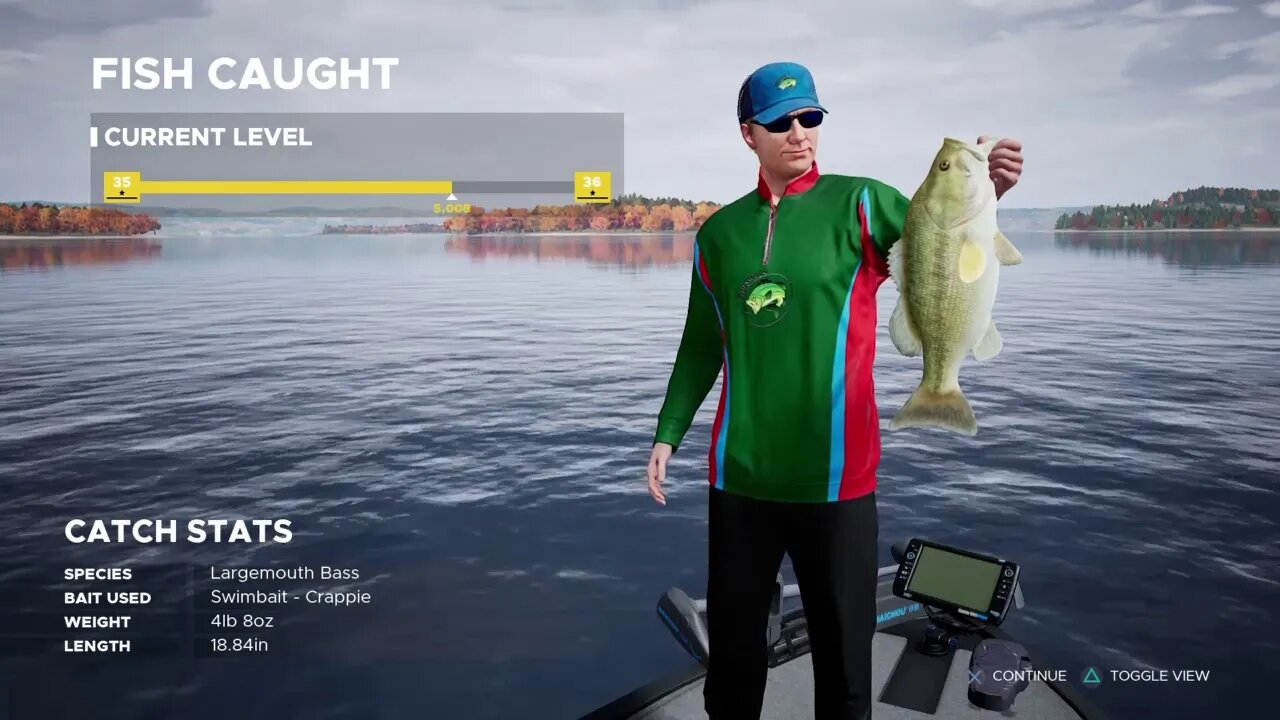 Fishing Sim World level 35 Practice 3# to the Tournament 3#