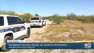 Investigation underway after woman dies in desert area near north Phoenix neighborhood