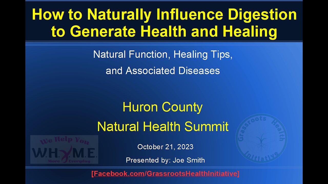 Health Summit 2023 - Influencing Digestion for Health and Healing