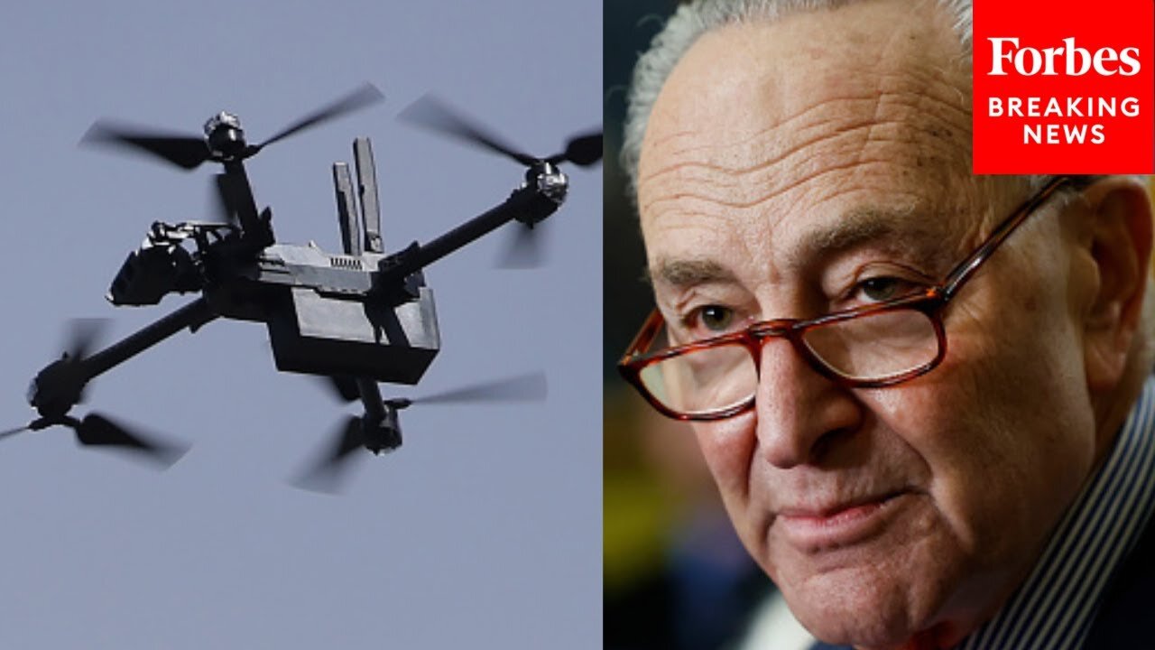 Schumer Promotes Bill To 'Explicitly Authorize' Local Police To Respond To Reported Drone Sightings