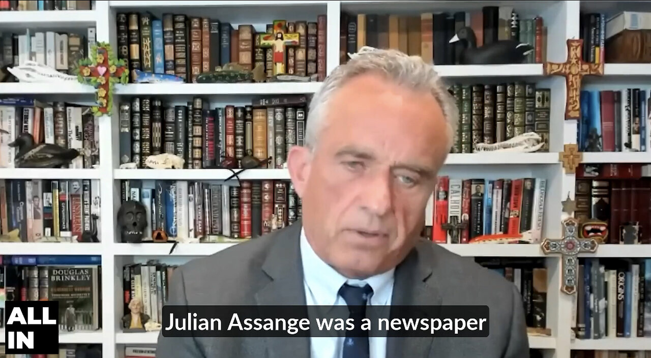 RFK Jr. Defends Julian Assange & Edward Snowden: "Why Are We Punishing the Whistleblowers?"