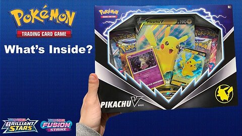 Opening the Pikachu V Box!