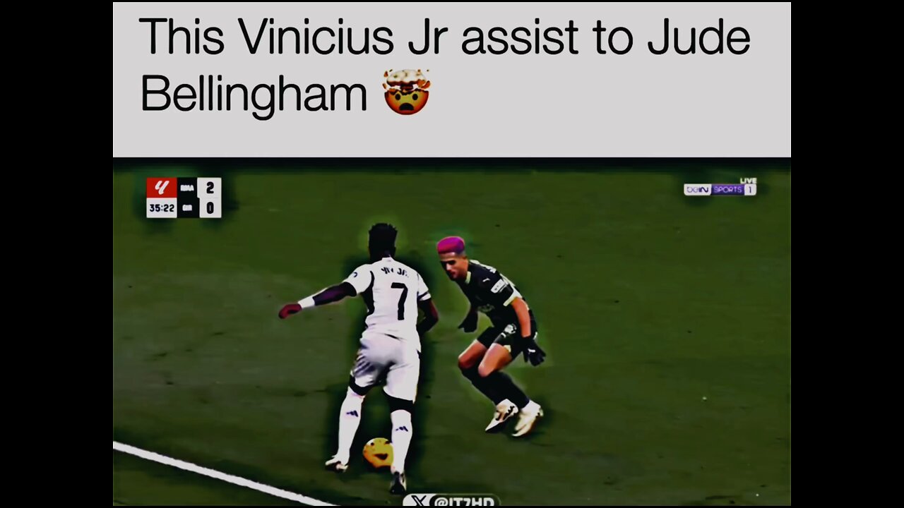 Best assist from Vinicius jr to bellingham