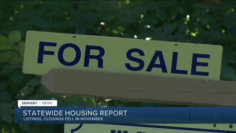 Statewide housing sales report for November released