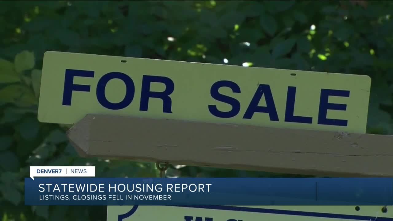 Statewide housing sales report for November released