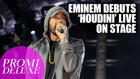 Eminem: First Live-Performance of his new song 'Houdini' in Detroit on 6th of June 2024