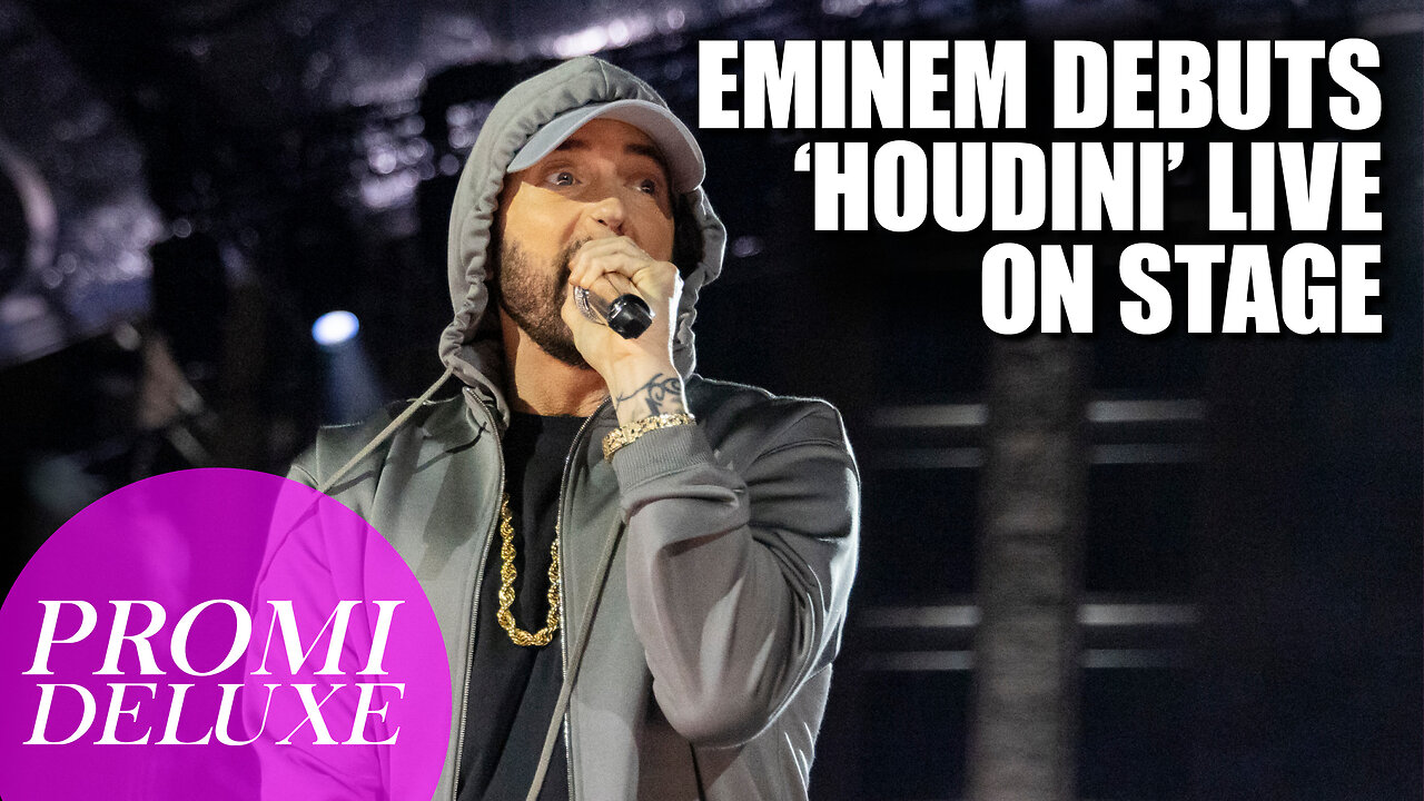 Eminem: First Live-Performance of his new song 'Houdini' in Detroit on 6th of June 2024