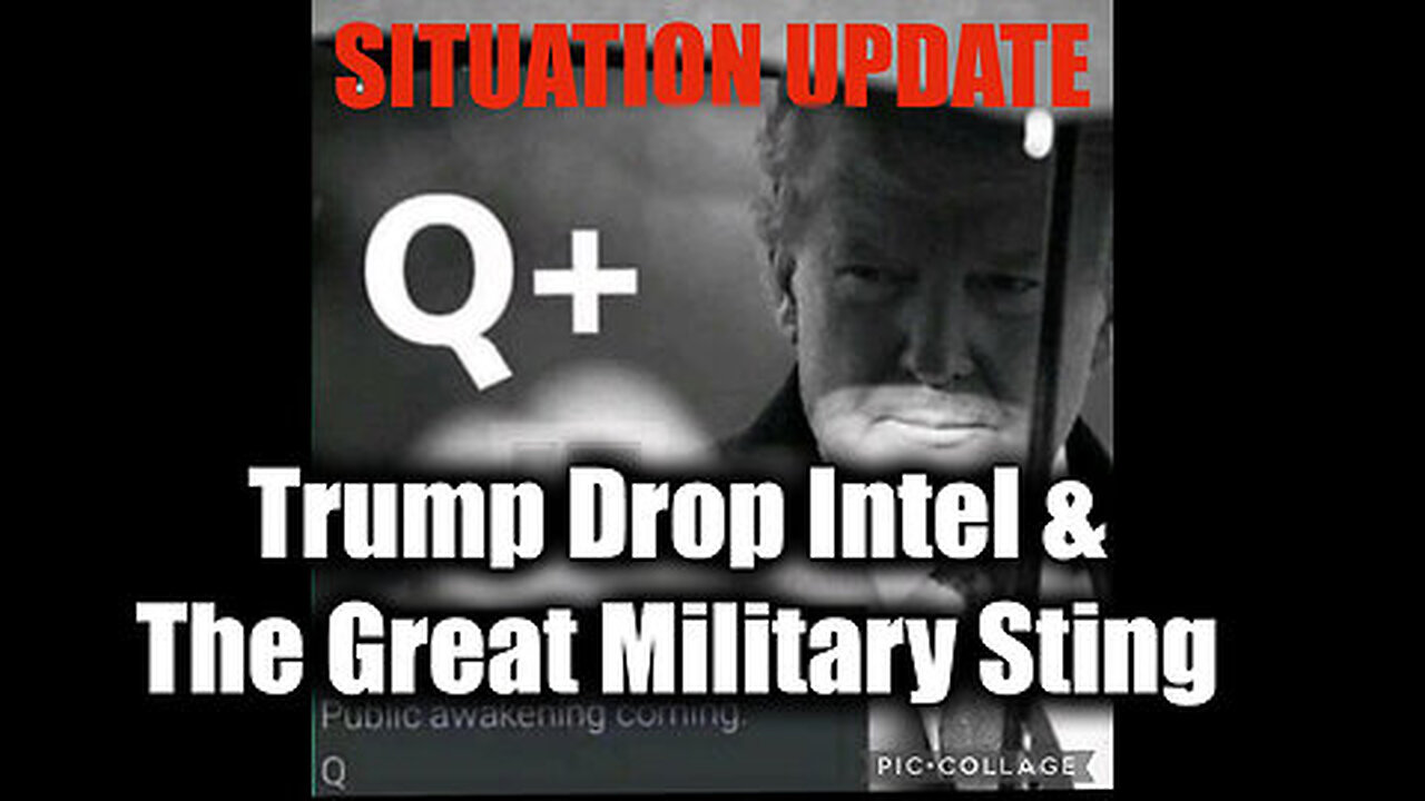 Situation Update 10-1-2024 - Trump Drop Intel & The Great Military Sting