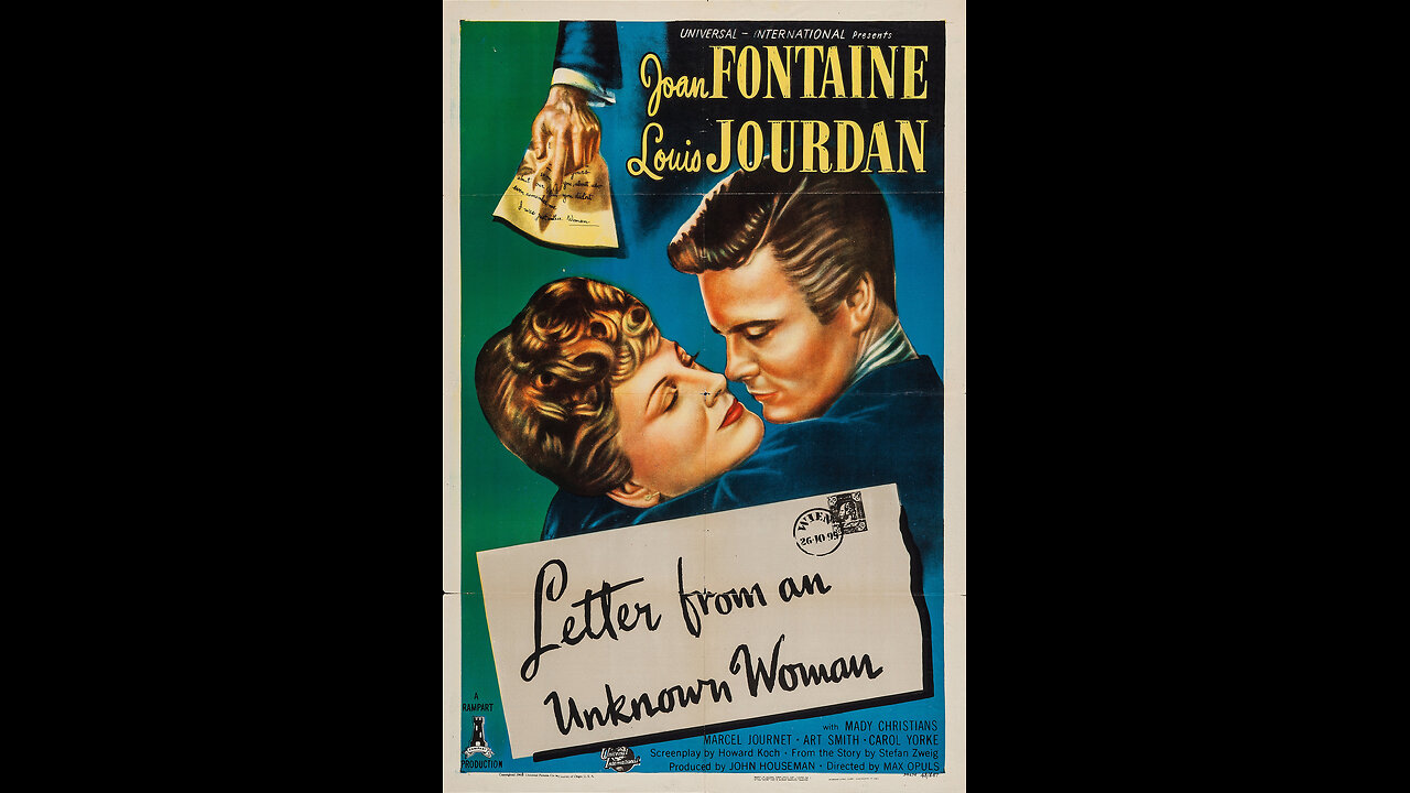 Letter from an Unknown Woman (1948) | Directed by Max Ophüls