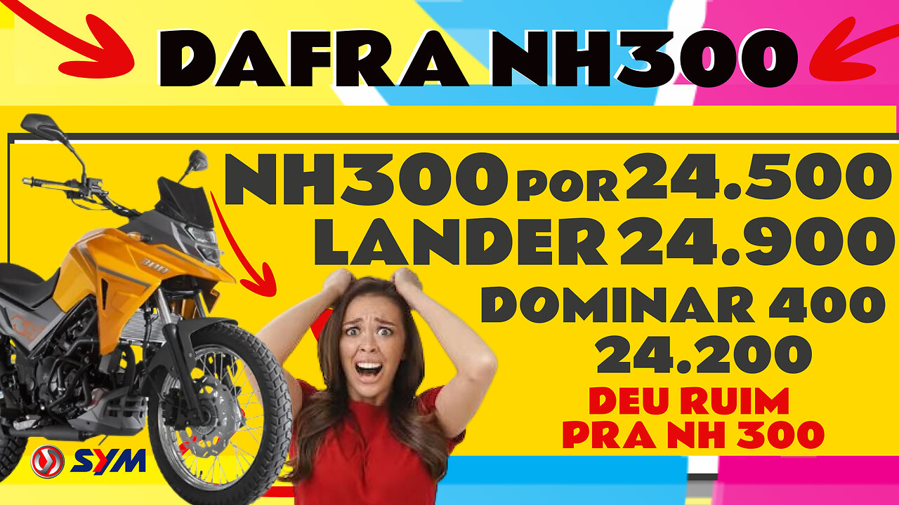 🏍️ DAFRA NH 300 📍LANDER 📍DOMINAR 400 📍XRE 300 SAHARA 💲💲 SERÁ QUE A DAFRA SE POSICIONOU BEM NO PREÇO❓