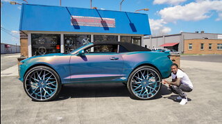 Custom Camaro With Insane 32-Inch Wheels | RIDICULOUS RIDES