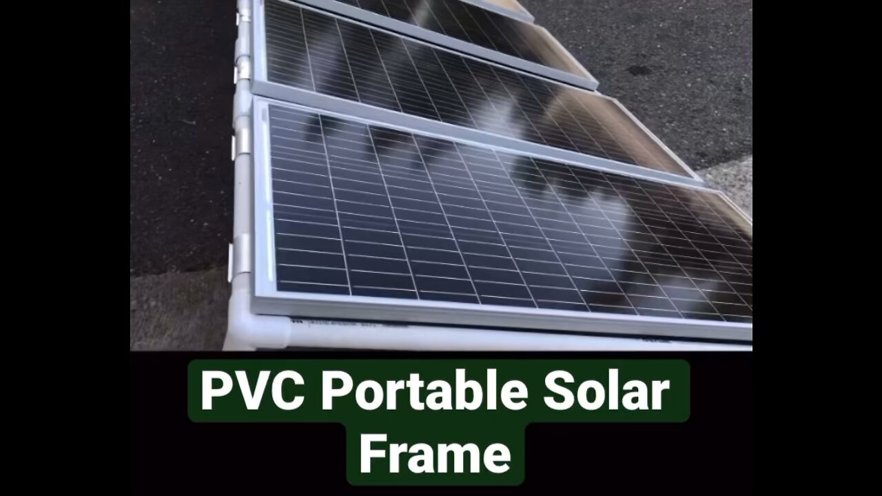 PVC Portable Solar Frame