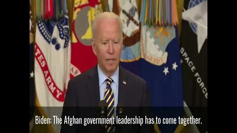 Dangerously Stupid Clown Biden says no chance Taliban will rapidly take over Afghanistan. (They did)