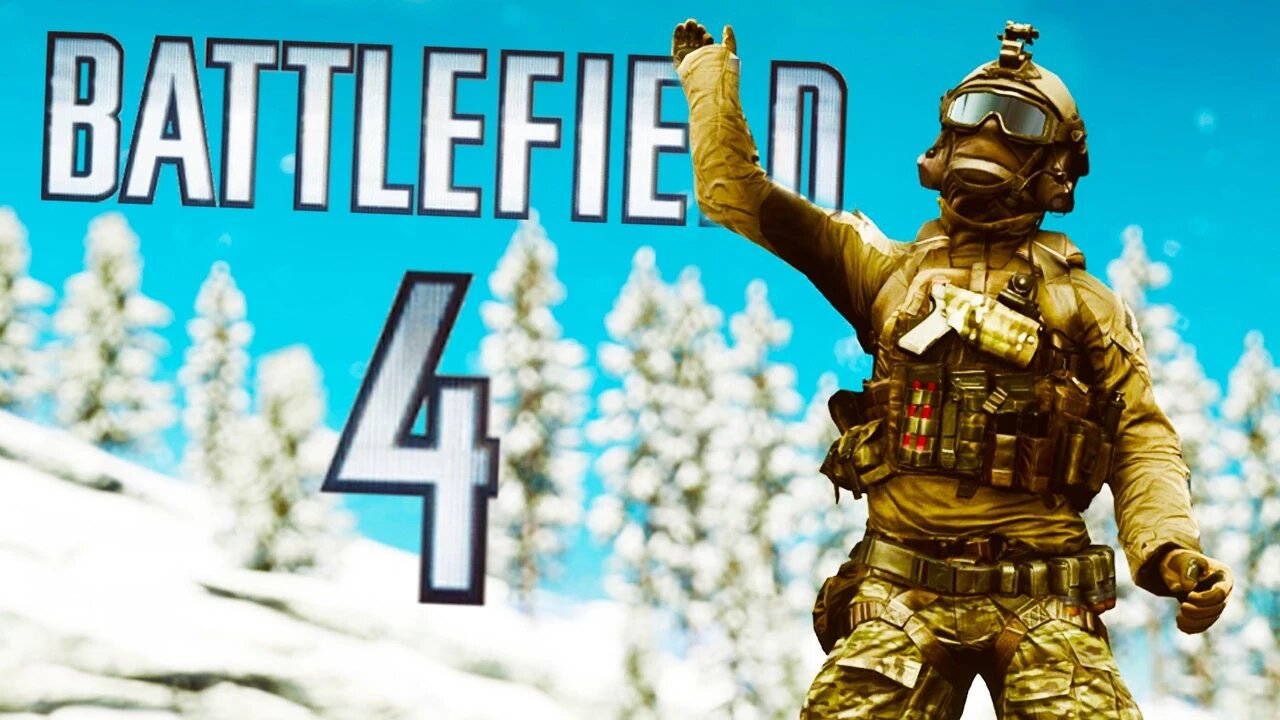 Battlefield 4 - Random Moments 41 (Waving Soldier, Knock-Outs!)