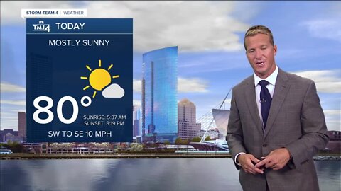 Southeast Wisconsin weather: Mostly sunny and pleasant Tuesday