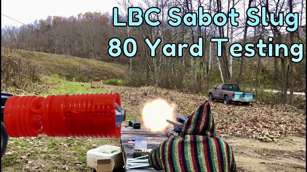 LBC Sabot Slug 80 Yard Range Testing - Still Very Accurate