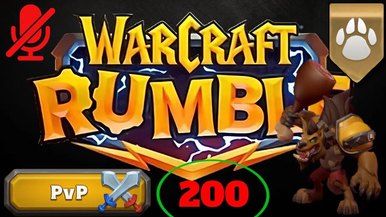 WarCraft Rumble - Hogger - PVP 200