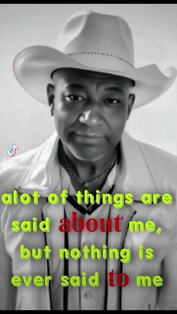 people have a lot to say, just not to me...