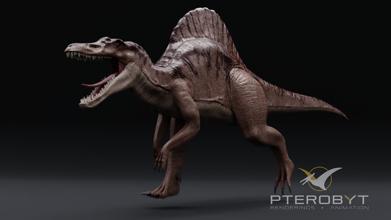 Spinosaurus 3D animation