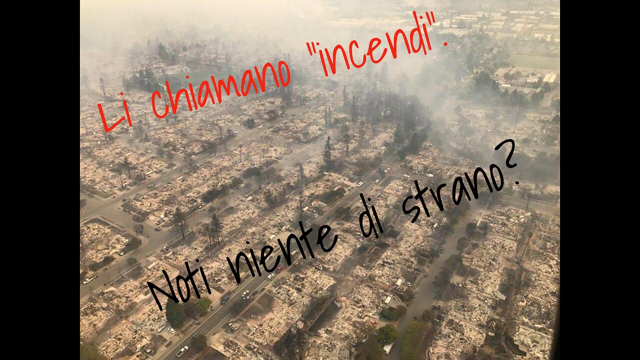 Gli strani incendi d'America