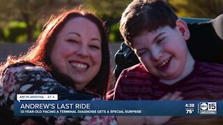 13-year-old facing terminal diagnosis gets the surprise of a lifetime