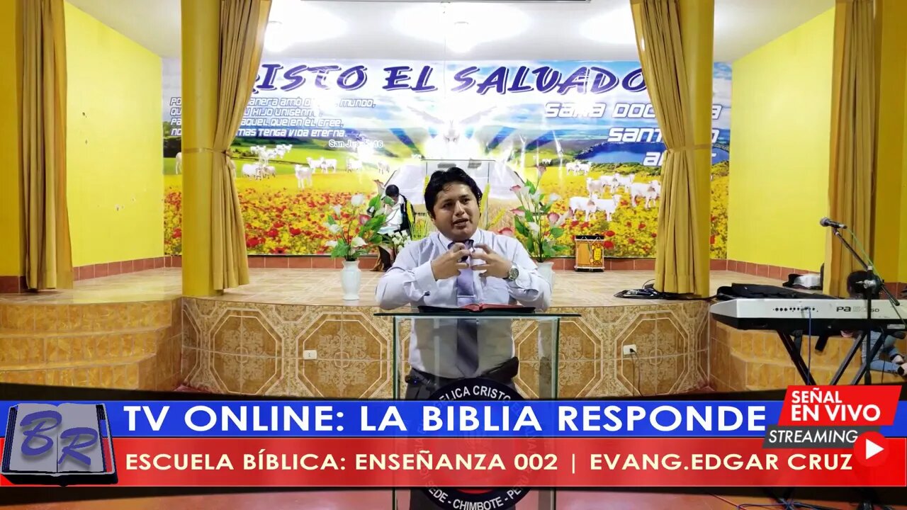 ESCUELA BÍBLICA: ENSEÑANZA 002 - EVANG. EDGAR CRUZ | TV LA BIBLIA RESPONDE