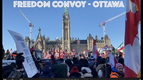 Canada Freedom Convoy - Ottawa- 29.01.2022