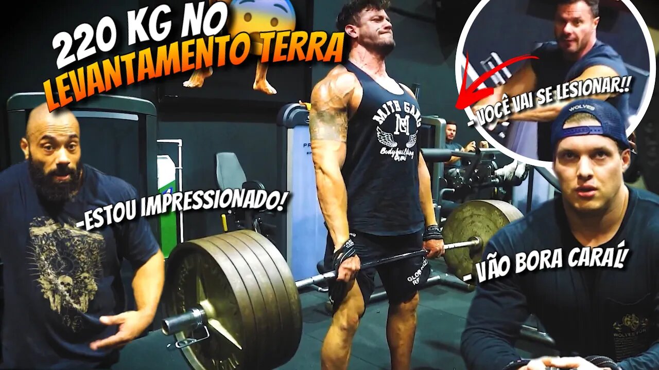 JÚLIO BALESTRIN SE SURPREENDEU COM A FORÇA DO GORGONOID! *220 kg no terra*