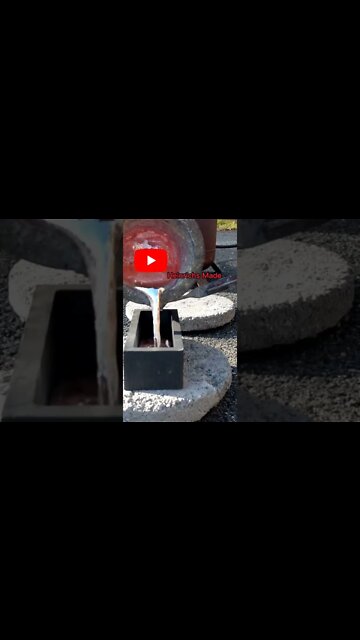 #melting scrap metal at home