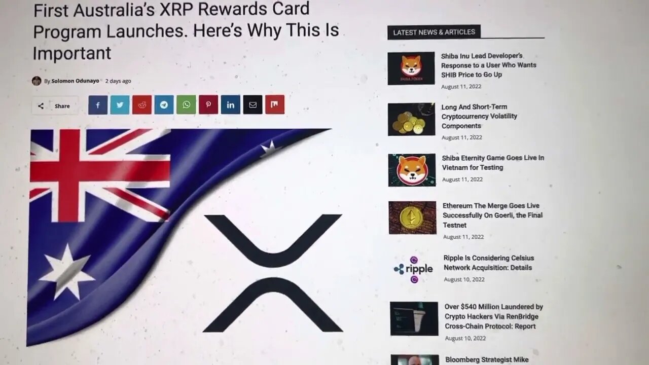 XRP CRYPTO CREDIT CARD JUST ISSUED!!