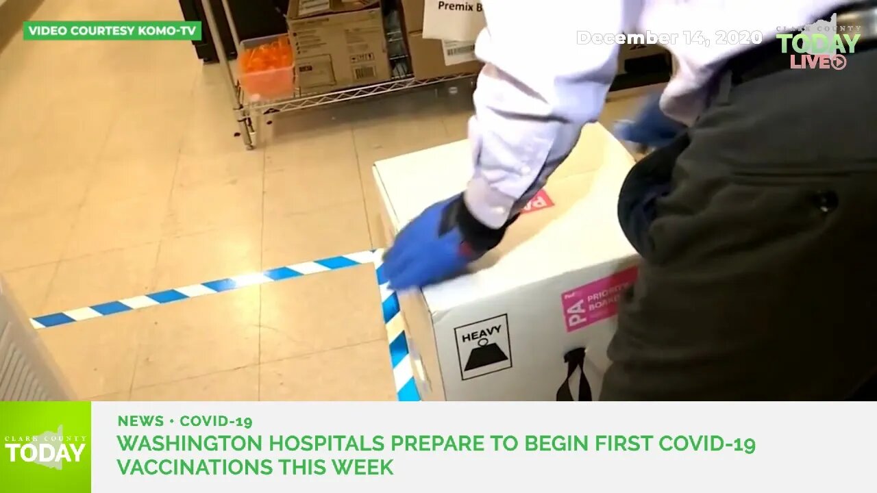 First COVID-19 vaccine doses arrive in Washington state