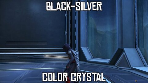 SWTOR Black Silver Color Crystal | Dromund Kaas Stronghold | Unique Item | Ranked Vendor | 2019