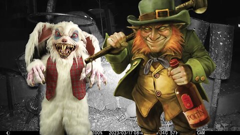 A Creepy Easter Bunny And Leprechaun Visit! 😬